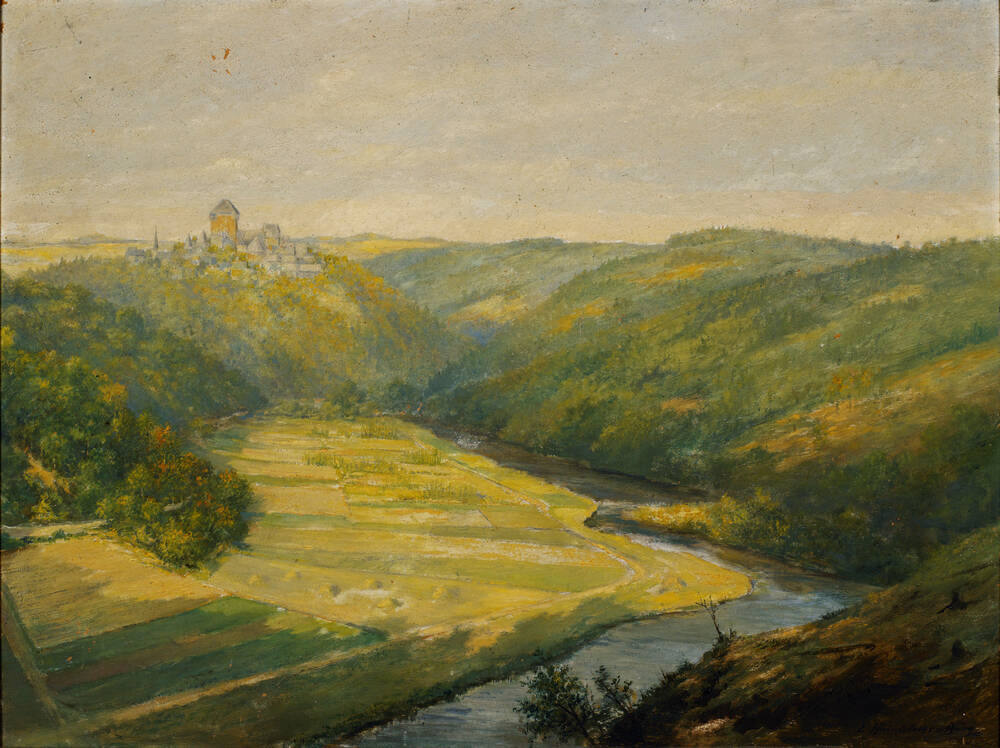 Wupperaue mit Schloss Burg