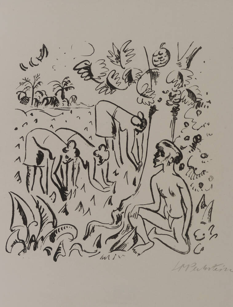 Südsee, Reisebilder 40 (Im Tarofeld)