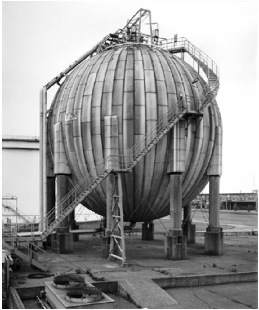 Gasbehälter, Wesseling/Köln, D