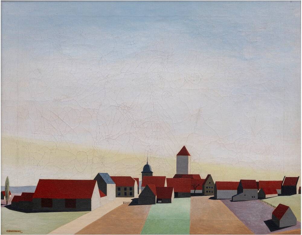 Dorflandschaft (Erlach bei Würzburg)