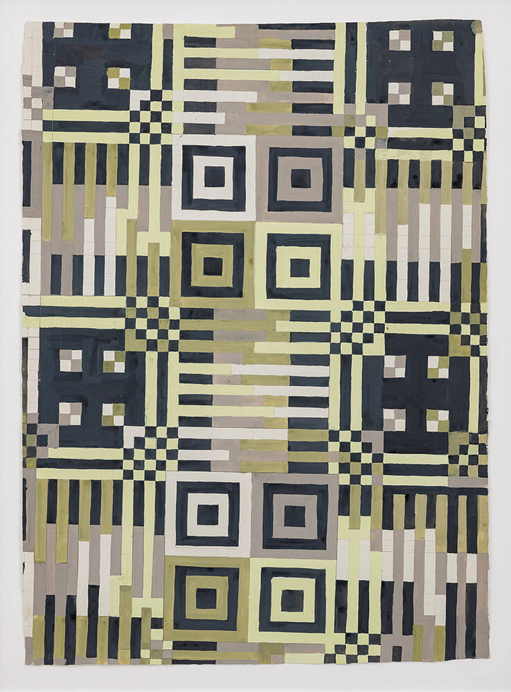 Geometric Pattern »Formulas« (Q-R Code)