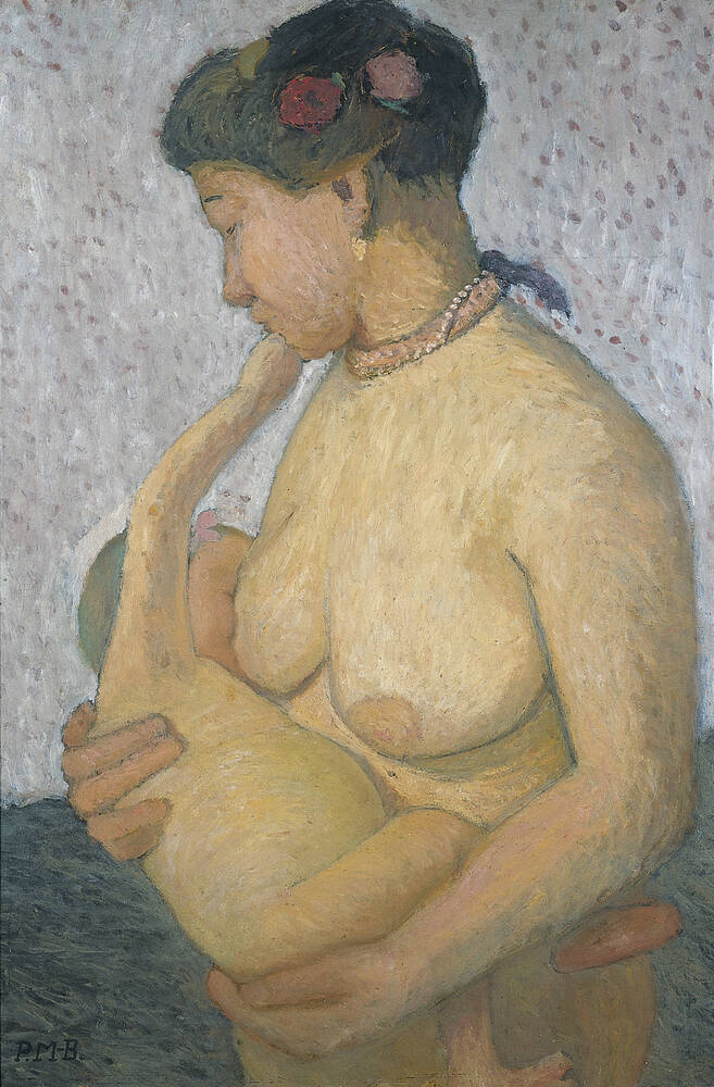 Mutter und Kind, Halbfigur
