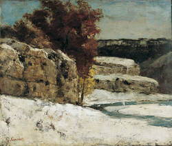 Winterlandschaft bei Ornans