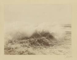 Charles Grassin, Sich brechende Wellen, um 1882–1884