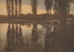 Hugo Henneberg, Nach Sonnenuntergang, 1898 oder früher