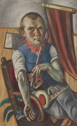 Selbstbildnis als Clown / Self-Portrait as Clown