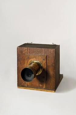 Voigtländer, Plattenkamera für Nasses Kollodiumverfahren, ca. 1850